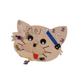 Moni Toys Монтесори дървена дъска Cat