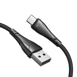 Micro USB кабел Xmart Mamba Series, QC4.0, 1.2м, Черен