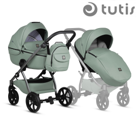 Бебешка количка Tutis Uno5+, 2в1, 039 Sage