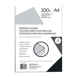 Fellowes Корици за подвързване, картонени, А4 210 g/m2, черни, 100 броя 1074160014