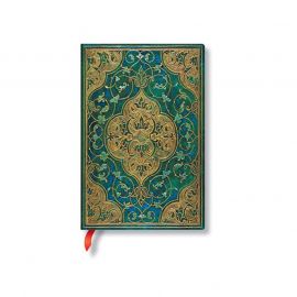 Paperblanks Тефтер Turquoise, Mini, широки редове, мека корица, 104 листа