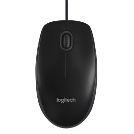 Logitech Мишка B100, оптична, USB, 800 dpi, черна 2045140577