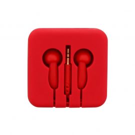 TNB Слушалки Pocket, червени, в силиконова кутия