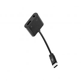 TNB Адаптер, 4 порта, USB Type-C към 3.5 mm жак, черен