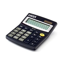 Office 1 Настолен калкулатор DC110, 10-разряден, черен 2060120041