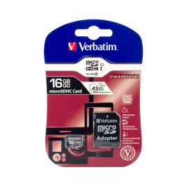 Verbatim Карта памет, microSDHC, UHS-I, U1, Class 10, 16 GB, с включен SD адаптер 2065360172