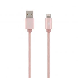 TNB Кабел USB/USB Llightning, 2 m, розов
