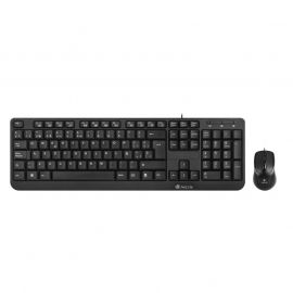 NGS Комплект - клавиатура и мишка Cocoa, с кабел, USB, черни