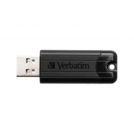 Verbatim USB флаш памет Pinstripe, USB 3.0, 64 GB, черна