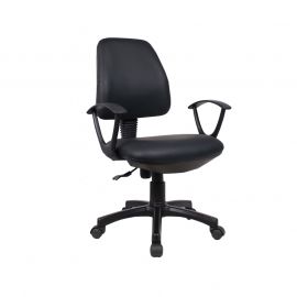 RFG Работен стол Work@Smart, екокожа, черен