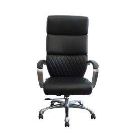 RFG Директорски стол GRANDE HB, екокожа, черен