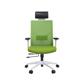 RFG Директорски стол Snow HB, зелена седалка, зелена облегалка