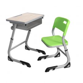 RFG Ергономичен стол Ergo School, регулируем, зелен, от I до XII клас