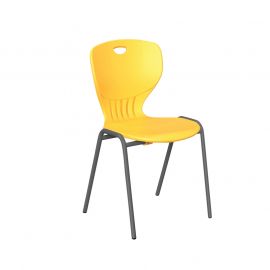 RFG Ученически стол Maxima A, рамка графит 43 х 45 х 43 cm, жълт