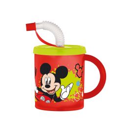Disney Чаша със сламка и дръжка Mickey Mouse, 210 ml 5120120094