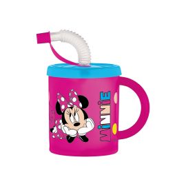 Disney Чаша със сламка и дръжка Minnie Mouse, 210 ml 5120120095