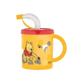 Disney Чаша със сламка и дръжка Winnie the Pooh, 210 ml 5120120096