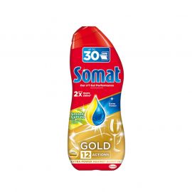 Somat Гел за съдомиялни машини Gold Lemon, 540 ml