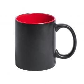 Cool Чаша Bafy, керамична, 350 ml, черно и червено