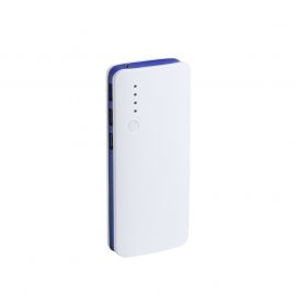 Kaprin Мобилна батерия, с 3 USB порта, 10 000 mAh, бяло и синьо