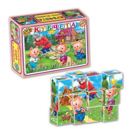 Кубчета Трите прасенца, 12 броя 6611100545