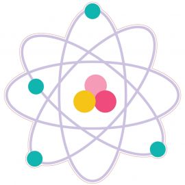 STEM Стикер, Природни науки - Физика, комплект G7, 50 cm, стикер 6