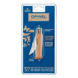 Сгъваем нож Opinel №7 Inox, острие 8 см, в блистер