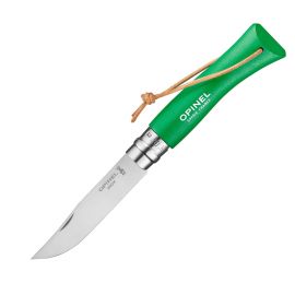 Сгъваем нож Opinel №7 Colorama Green Meadow, острие 8 см