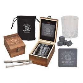 Уиски сет 8 части, в дървена кутия - Whisky Gift Sets