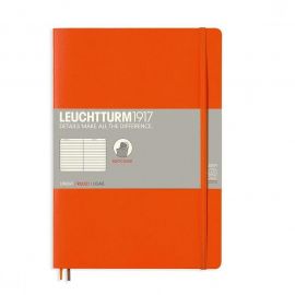 Тефтер B5 Leuchtturm1917 Notebook Composition Orange, мека корица, Редове