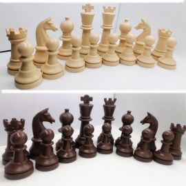 Пластмасови фигури за шах Manopolous, стандартен размер, 7 см
