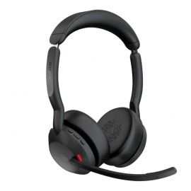 Jabra Evolve2 55 стерео слушалки, Bluetooth, Link380c, MS, черен 25599-999-899