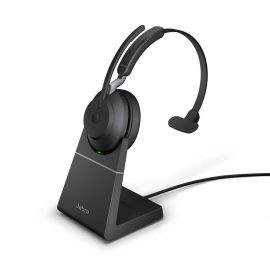 Jabra EVOLVE2 65 моно слушалка + стойка, UC , Link380 USB-C, черна 26599-889-889