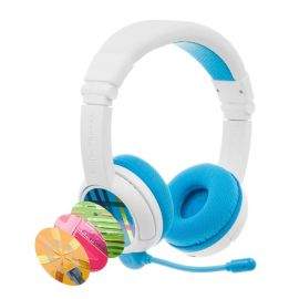 Детски слушалки с микрофон BuddyPhones SCHOOL+ – Bluetooth, сини 41242