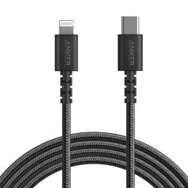 Anker Powerline Select кабел за данни, USB-C - Lightning, 0.9 м, черен A8617H11