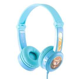 Детски слушалки BuddyPhones TRAVEL, 3.5 мм жак, сини BP-TRAVEL-BLUE