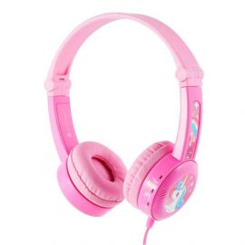 Детски слушалки BuddyPhones TRAVEL, 3.5 мм жак, розови BP-TRAVEL-PINK