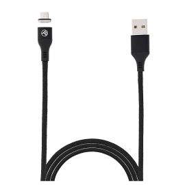 Tellur USB кабел - Micro USB магнитен конектор, 1м, черен TLL155383