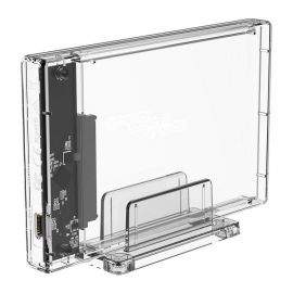 Прозрачна кутийка за 2.5-инчови HDD/SSD дискове Orico 2159C3-G2-CR USB 3.1