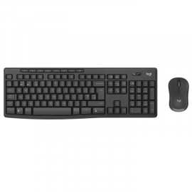 Комплект клавиатура и мишка Loigitech MK370 Combo for Business - US - тъмносива