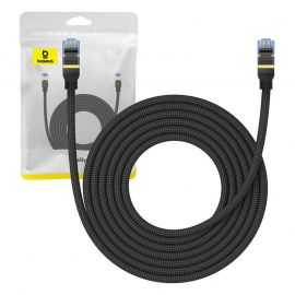 Мрежов кабел Baseus RJ45, Cat.7, 10Gbps, 5 м B0013320B111-05 - черен