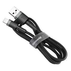 Кабел Baseus Cafule от USB A към Lightning CALKLF-AG1 0.5м, черен