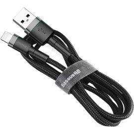 Кабел Baseus Cafule USB Lightning Cable от USB A към Lightning CALKLF-CG1 2м, черен