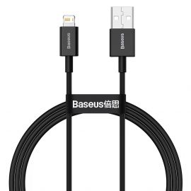 Кабел Baseus Superior USB към Lightning CALYS-A01 2.4 A 1 м - черен