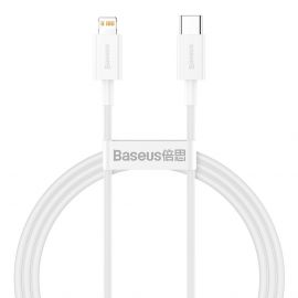 Кабел Baseus Superior USB Type C към Lightning 20 W 1 м CATLYS-A02 - бял