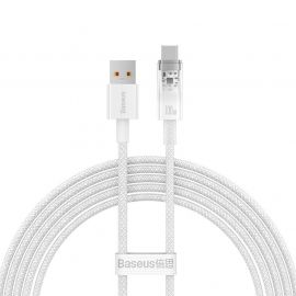 Кабел Baseus Explorer USB към USB-C 100W 2м CATS010502 - бял