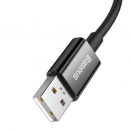 Кабел Baseus Superior Series USB-А към USB-C 65W 1м CAYS000901 - черен