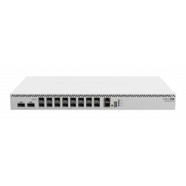 Комутатор Mikrotik CRS518-16XS-2XQ-RM 2x 100 Gigabit QSFP28 порта и 16x 25 Gigabit SFP28 порта