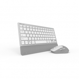 Безжичен/Bluetooth комплект клавиатура и мишка Delux K3300D+M520DB сребрист