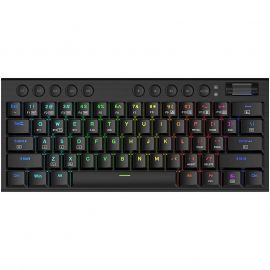 RGB кабелна и безжична Bluetooth механична геймърска клавиатура Redragon Noctis PRO K632-RGB-PRO_RD - черна